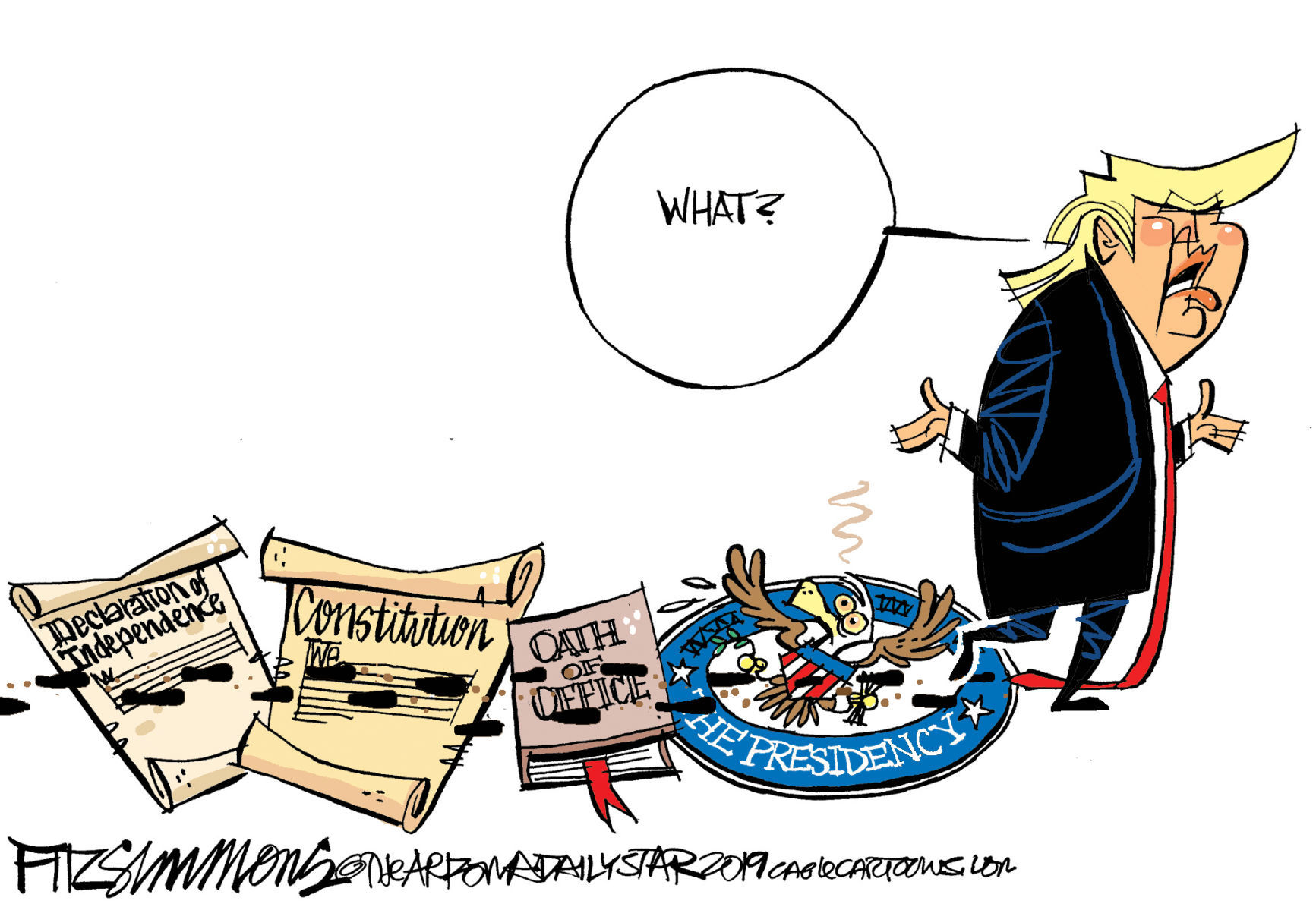 Daily Fitz Cartoon: Trump